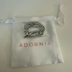 Adornia 14k Gold Plated Micro Tennis Necklace